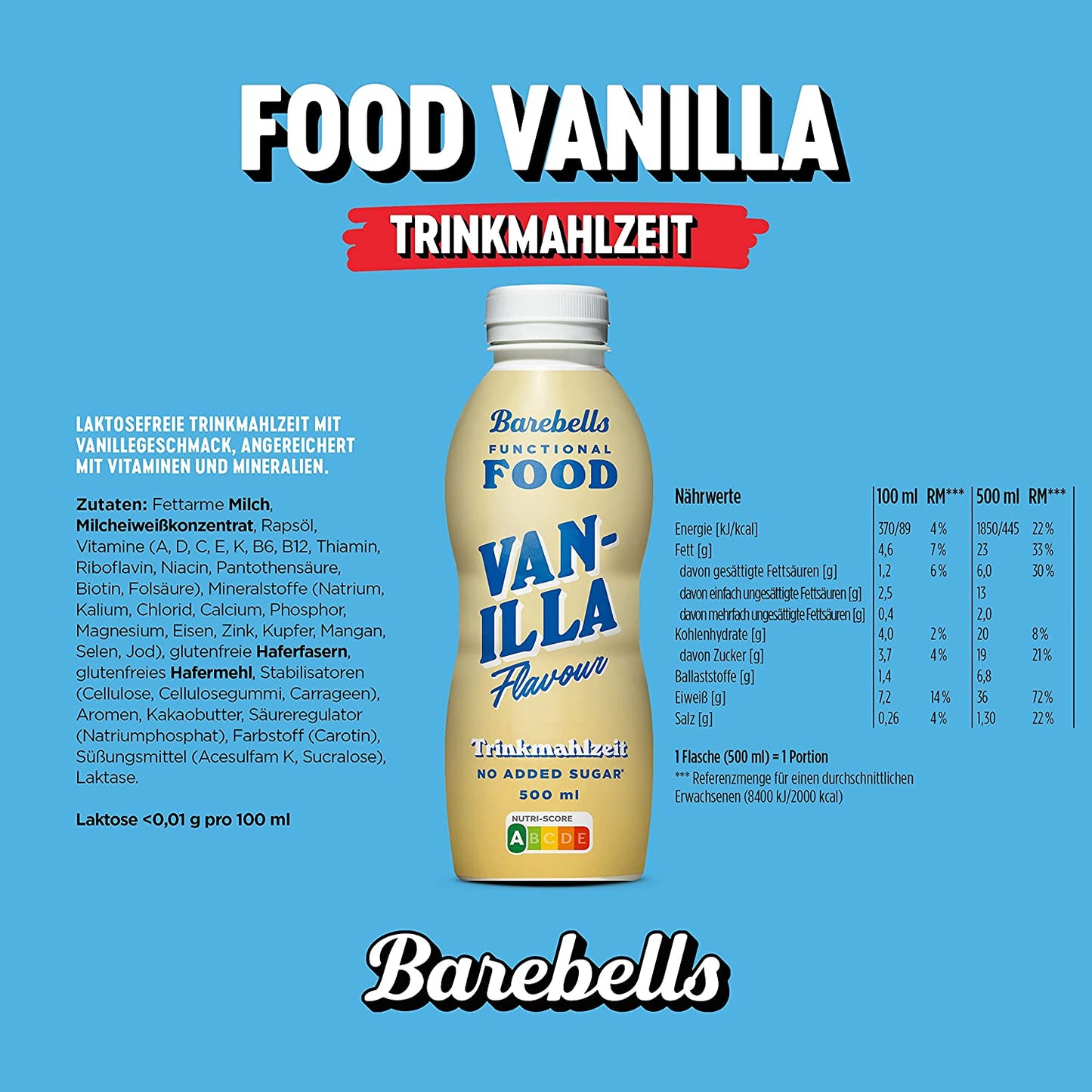 Barebells FOOD Trinkmahlzeit Vanilla