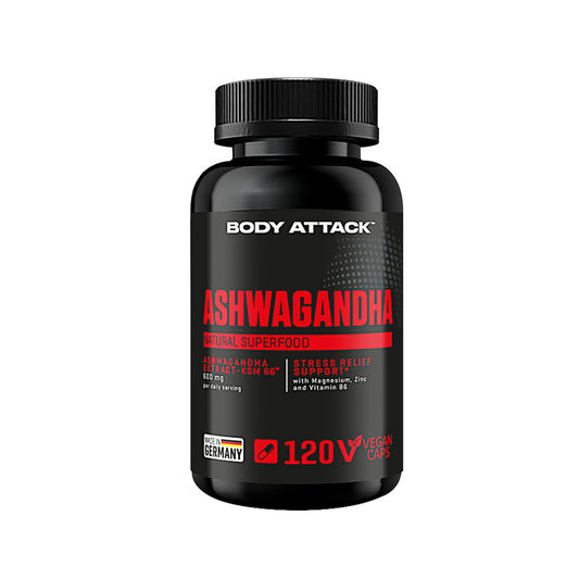 Body Attack Ashwagandha 120 Kapseln