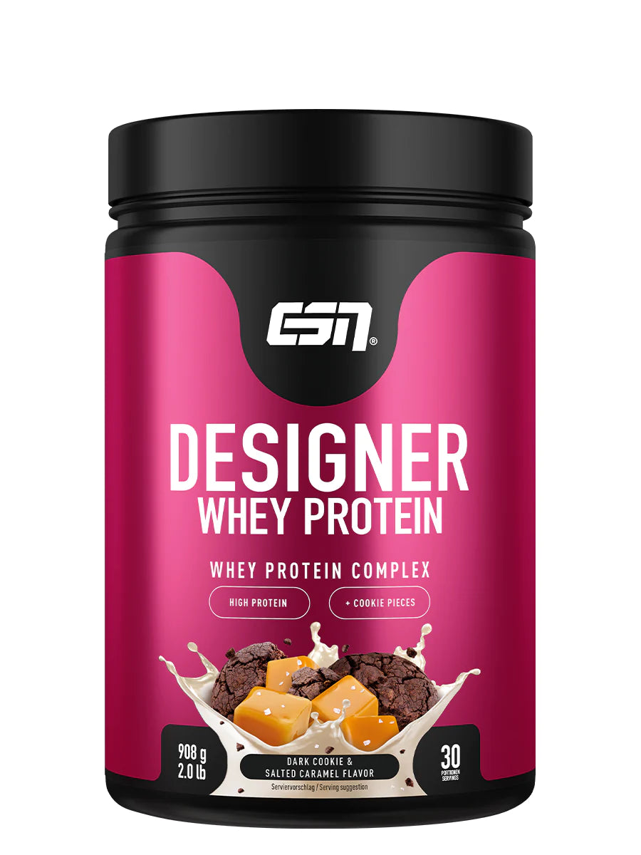 ESN Designer Whey 908g Dose Dark Cookie & Salted Caramel 