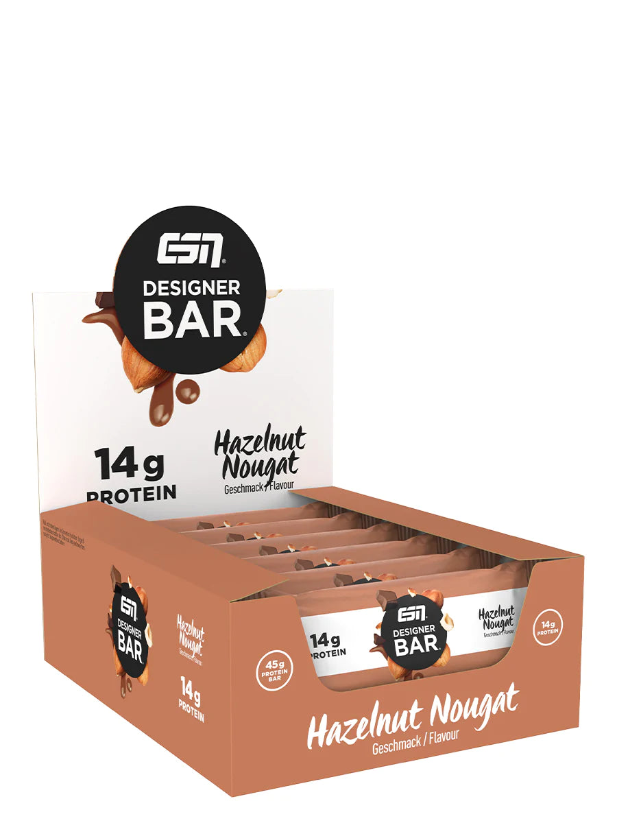 ESN Designer Bar Box 12x45g Hazelnut Nougat 