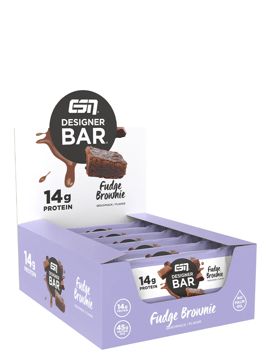 ESN Designer Bar Box 12x45g Fudge Brownie