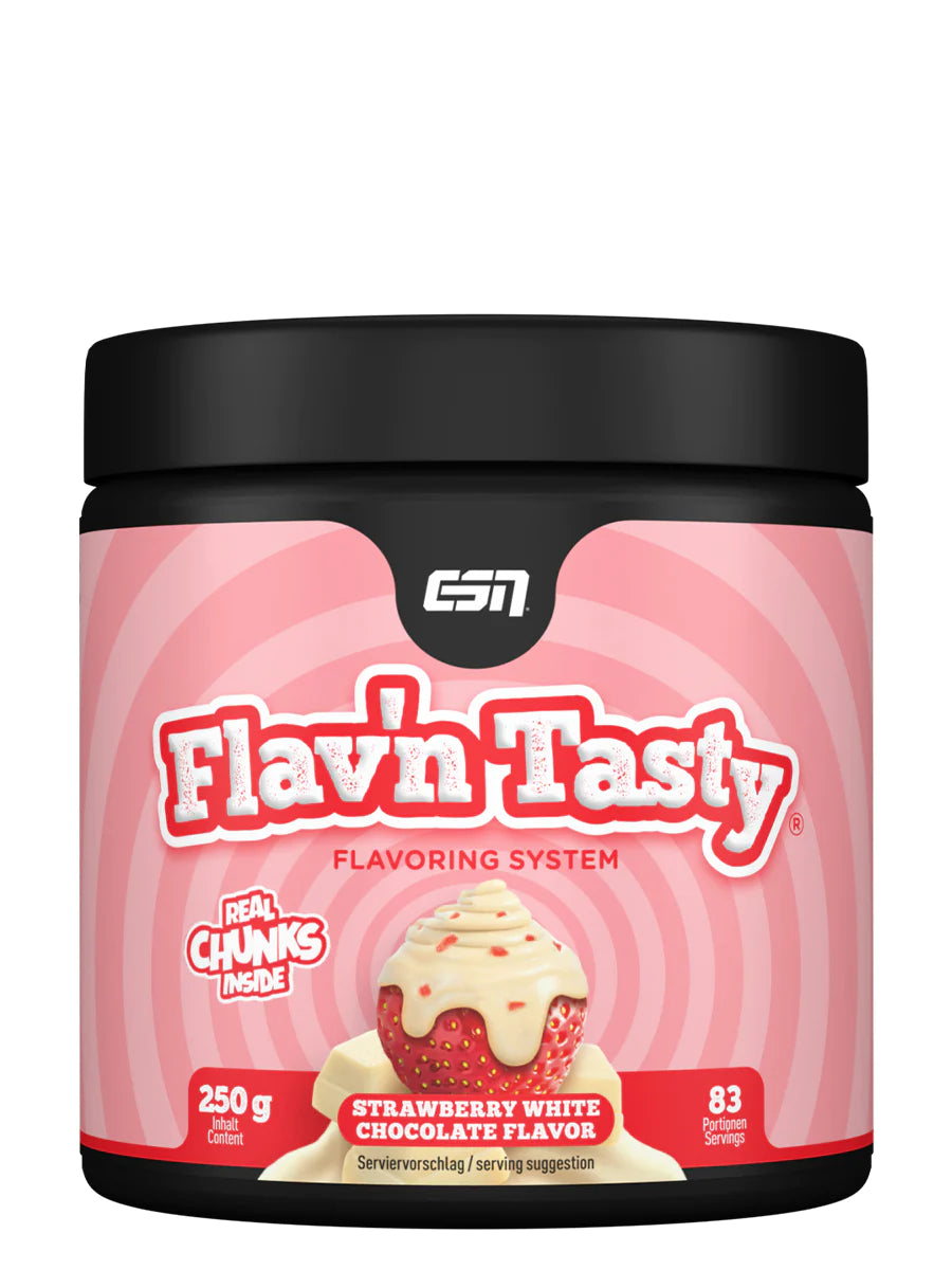 ESN Flavn Tasty 250g Strawberry white chocolate