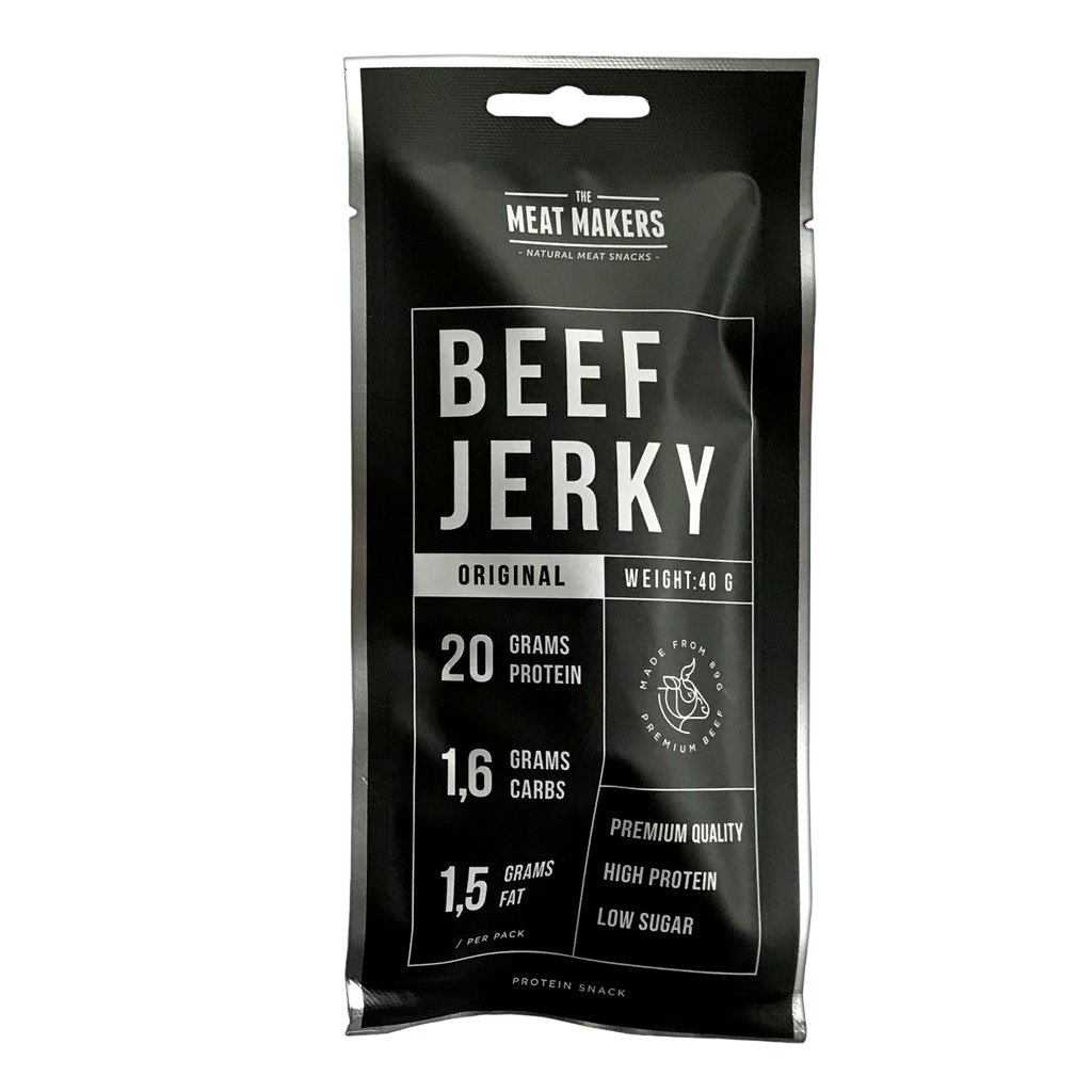 The Meat Makers Beef Jerky Sports Beef 40g