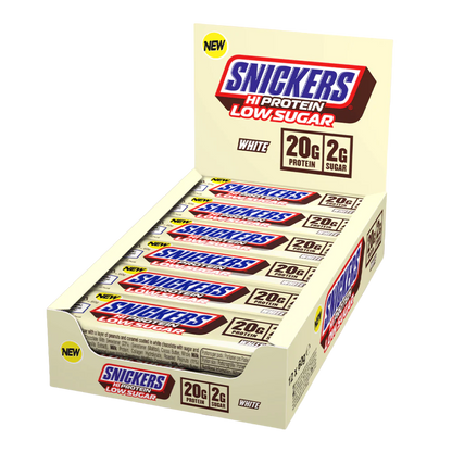 Snickers White LOW SUGAR High Protein Bar (12x57g)