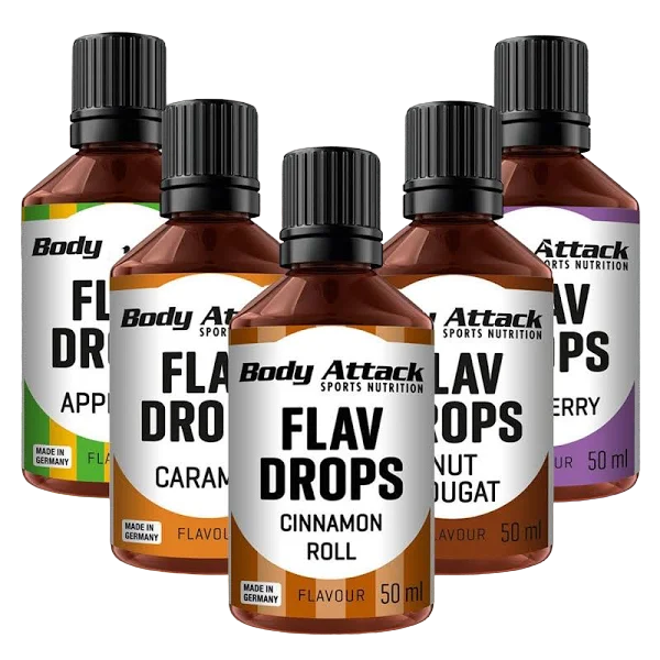 Body Attack Flavour Drops 50ml