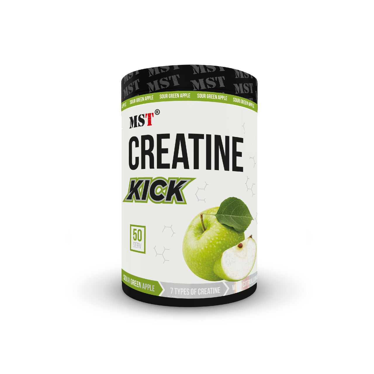 MST Creatine Kick 500g Green Sour