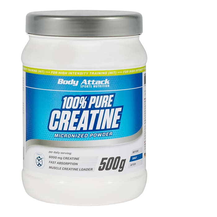 Body Attack 100% Pure Creatine 500g