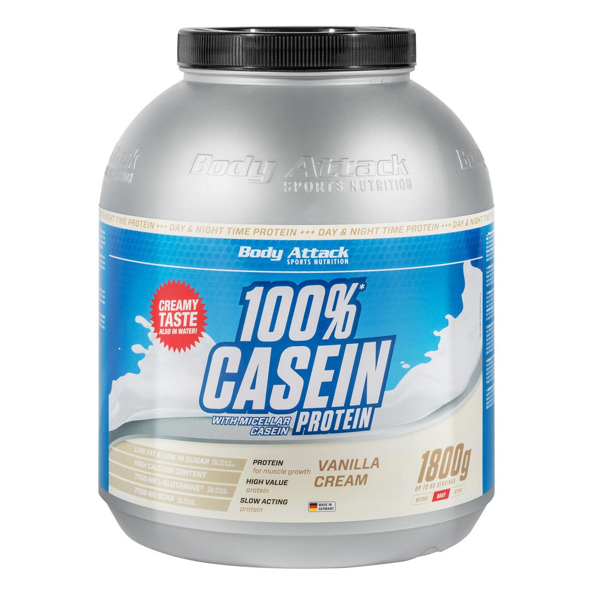 Body Attack 100% Casein Protein 1,8kg