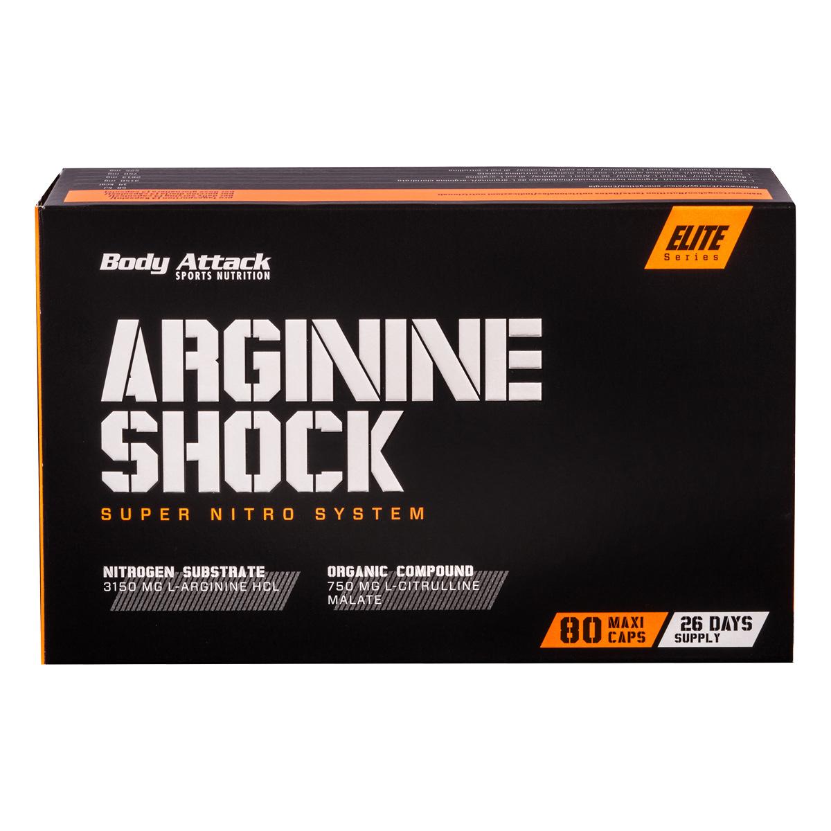 Body Attack Arginine Shock 180 Caps