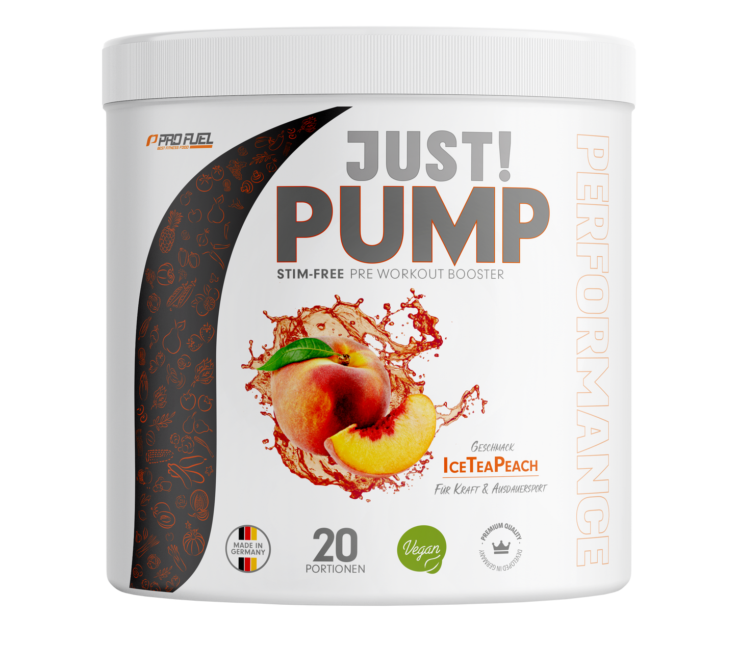 ProFuel JUST! PUMP 400g Peach