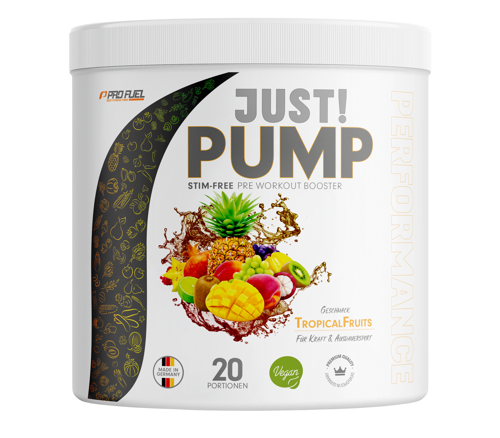 ProFuel JUST! PUMP 400g tropical fruits