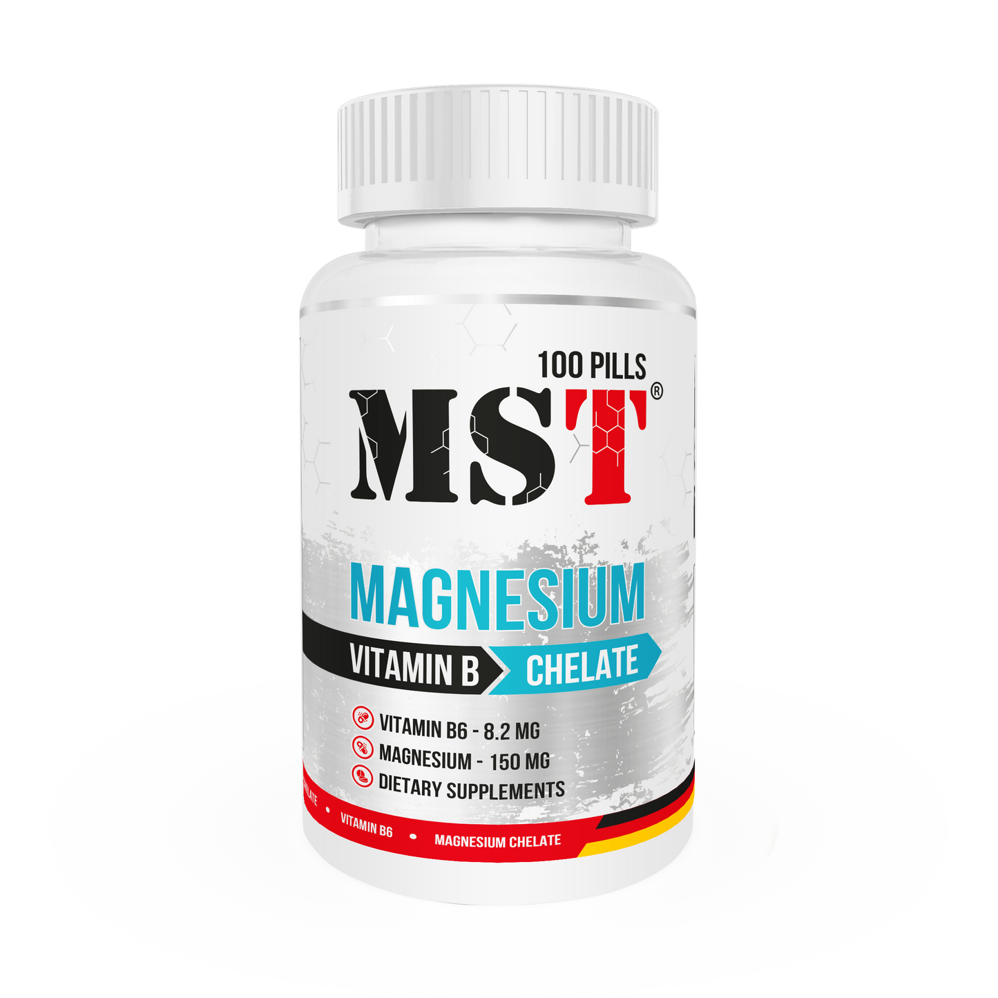 MST - Magnesium Chelate +B6 100 Pills