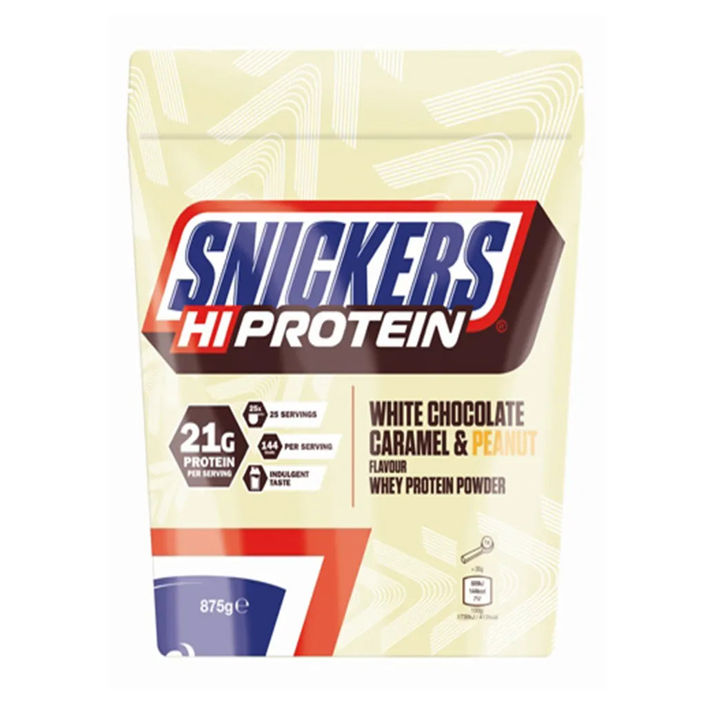 Snickers High Protein 455g White Choc, Caramel&Peanut