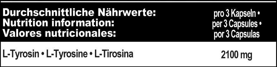 IronMaxx Amino Tyrosin - 130 Kapseln