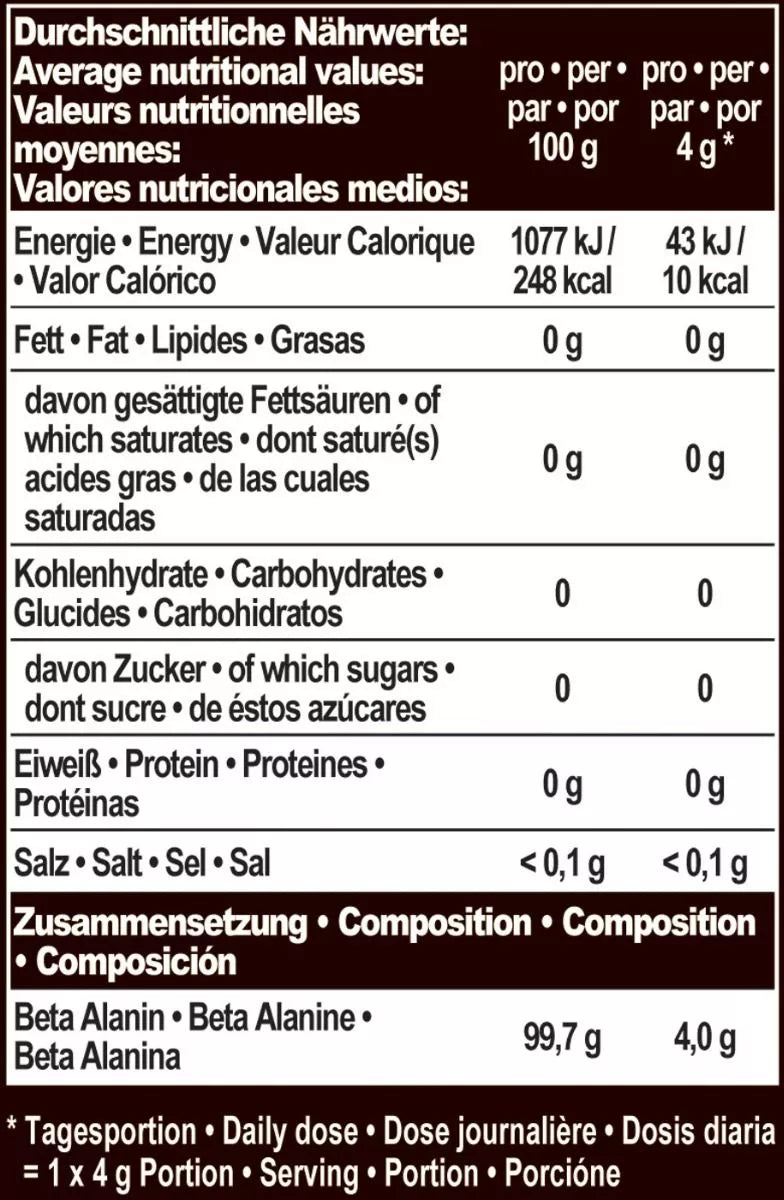 IronMaxx Beta Alanin - 500g