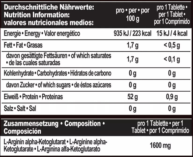 IronMaxx AAKG Ultra Strong - 180 Tabletten