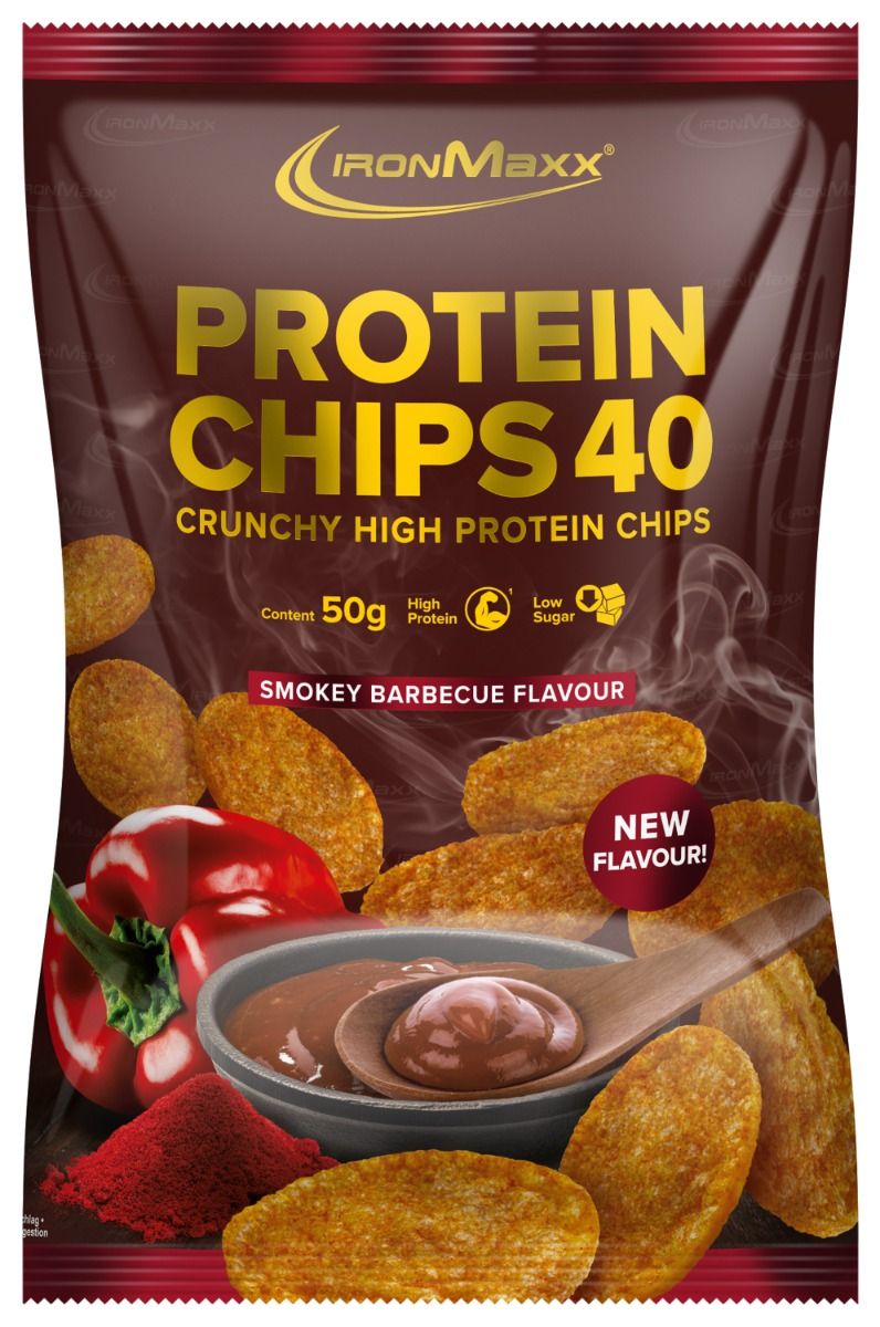 Ironmaxx Protein Chips Smokey Barbecue