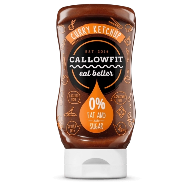 Callowfit Sauce 300 ml Curry Ketchup