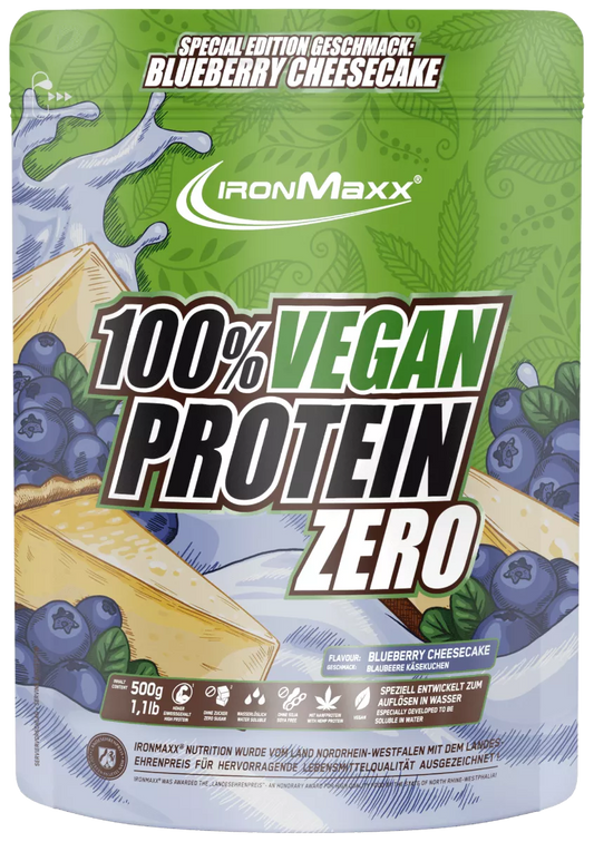 IronMaxx 100% Vegan Protein Zero 500g