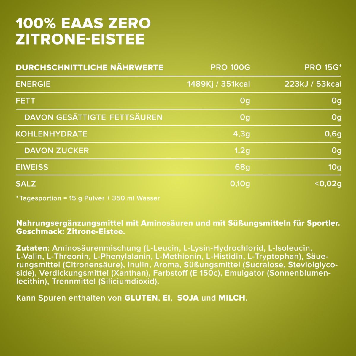 IronMaxx EAA Zero - 500g