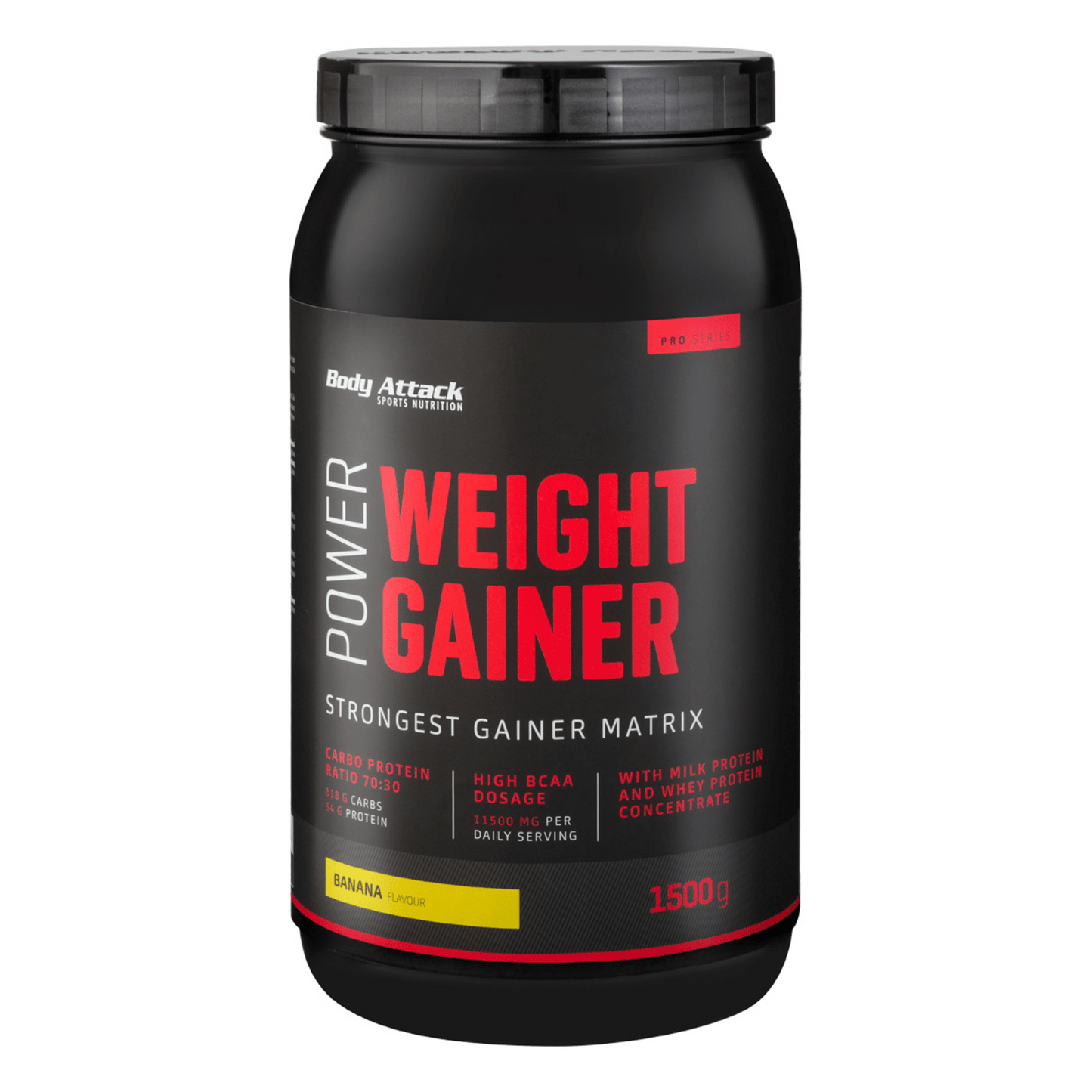 Body Attack Power Weight Gainer 1,5kg Banana