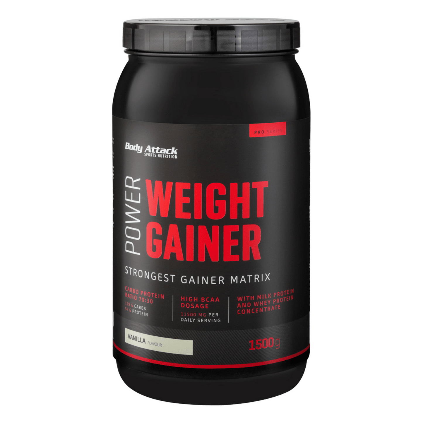 Body Attack Power Weight Gainer 1,5kg Vanilla