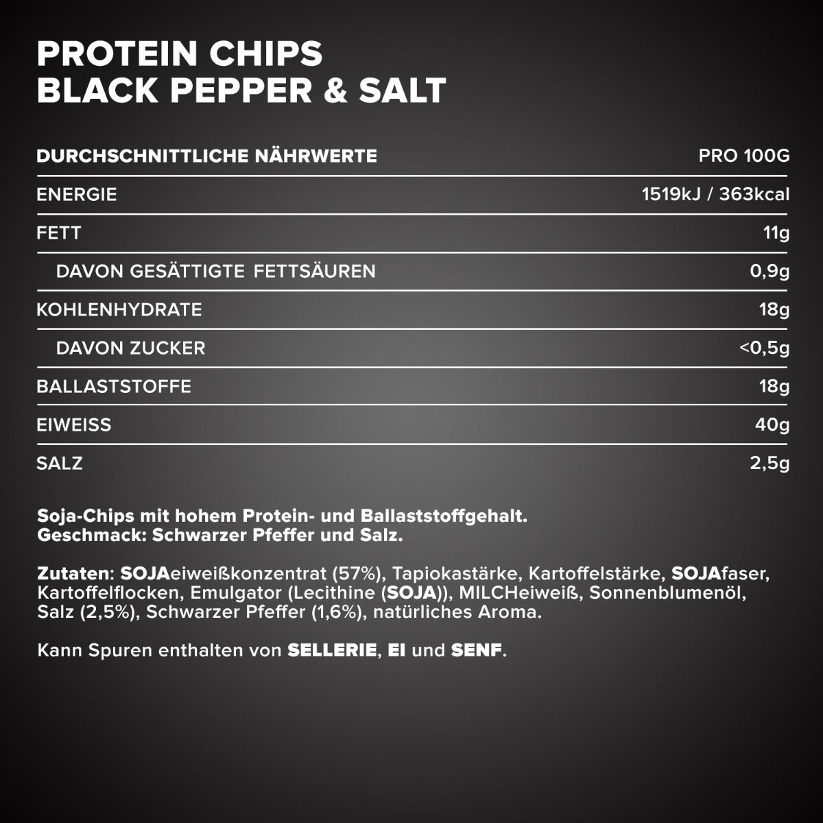 Ironmaxx Protein Chips 40 5x50g