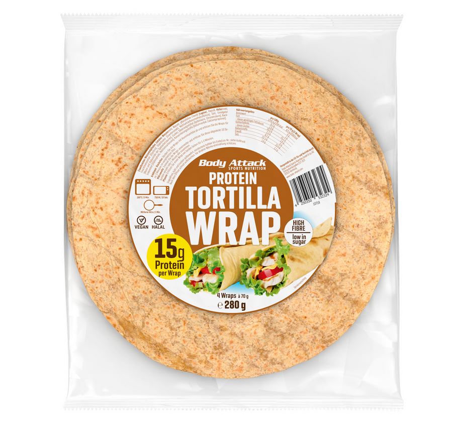 Body Attack Protein Tortilla Wraps 280g